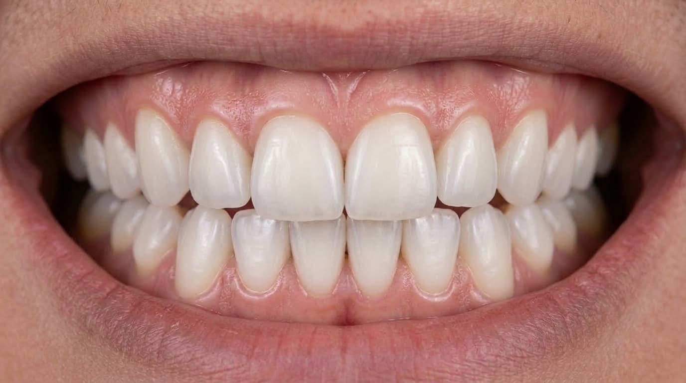 بعد المعالجة وتجميل الابتسامة